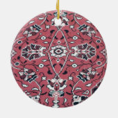 トルコの敷物 セラミックオーナメント (裏面)