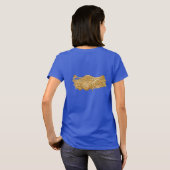 トルコの旗と地図のTシャツ Tシャツ (裏面フル)