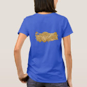 トルコの旗と地図のTシャツ Tシャツ (裏面)