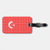 トルコの旗の荷物タグ ラゲッジタグ (裏面横)