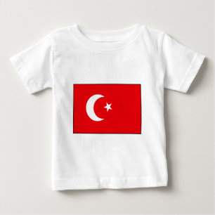 トルコの旗のTシャツおよびギフト ベビーTシャツ