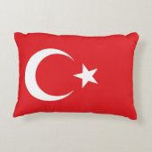 トルコの旗 アクセントクッション (裏面)