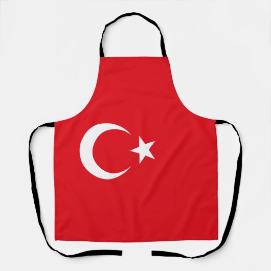 トルコの旗 エプロン (正面)