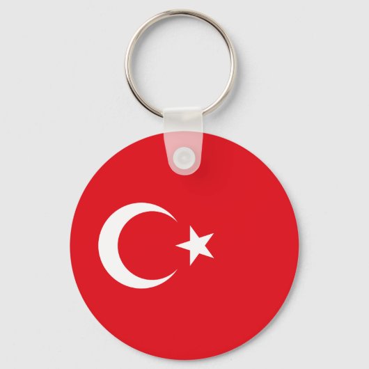 トルコの旗 キーホルダー (正面)