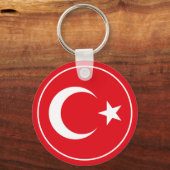 トルコの旗 キーホルダー (正面)