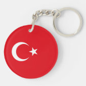 トルコの旗 キーホルダー (裏面)
