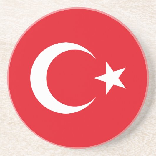 トルコの旗 コースター (正面)