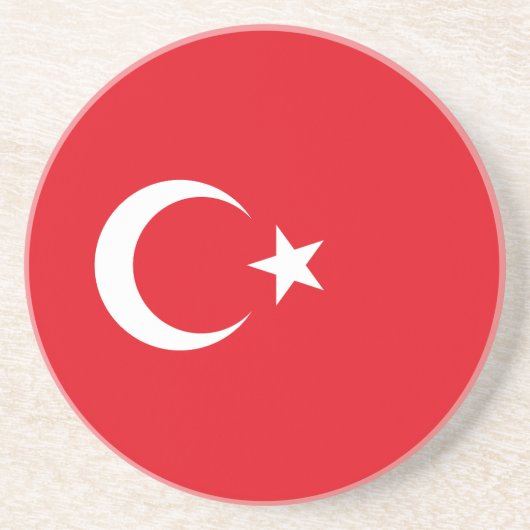 トルコの旗 コースター (正面)