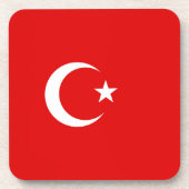 トルコの旗 コースター (正面)