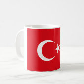 トルコの旗 コーヒーマグカップ (正面左)
