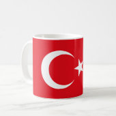 トルコの旗 コーヒーマグカップ (正面左)