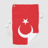 トルコの旗 ゴルフタオル (インサイチュ)