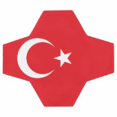トルコの旗 サッカーボール (フラット)