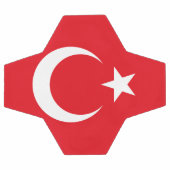 トルコの旗 サッカーボール (フラット)
