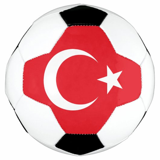 トルコの旗 サッカーボール (正面)