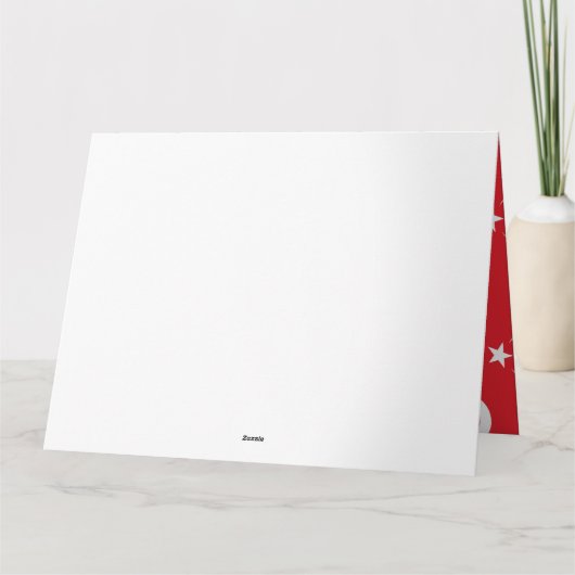 トルコの旗 サンキューカード (裏面)