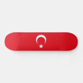 トルコの旗 スケートボード (横)