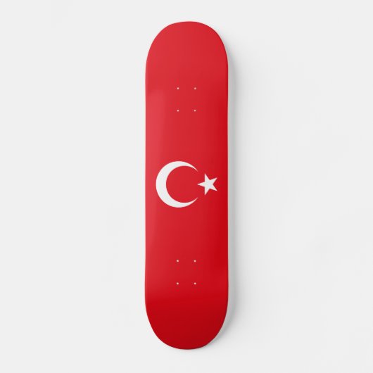 トルコの旗 スケートボード (正面)
