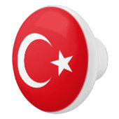 トルコの旗 セラミックノブ (右)