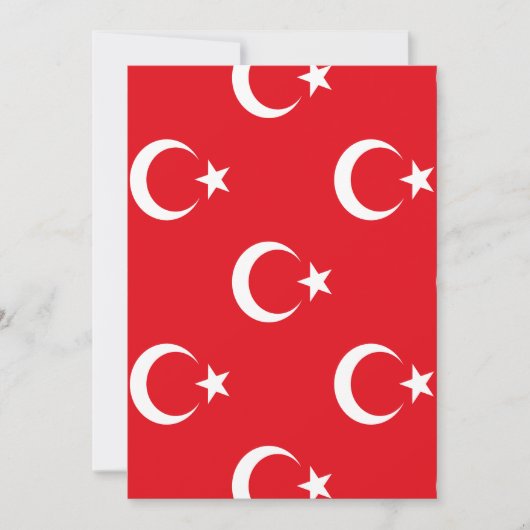 トルコの旗 セーブザデート (正面)