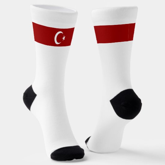 トルコの旗 ソックス (傾斜あり)