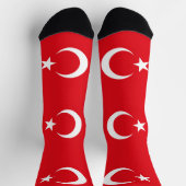 トルコの旗 ソックス (上部)