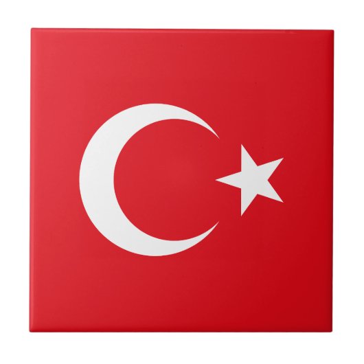 トルコの旗 タイル (正面)