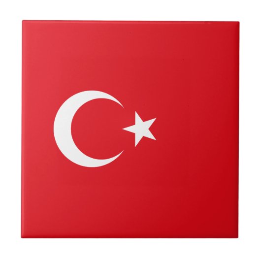 トルコの旗 タイル (正面)