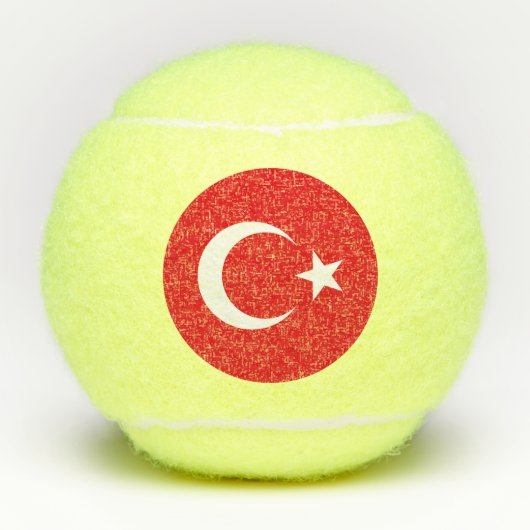 トルコの旗 テニスボール (正面)