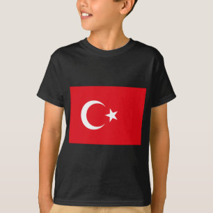 トルコの旗-トルコの旗- Türkのbayrağı Tシャツ