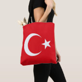 トルコの旗 トートバッグ (クローズアップ)