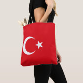 トルコの旗 トートバッグ (クローズアップ)