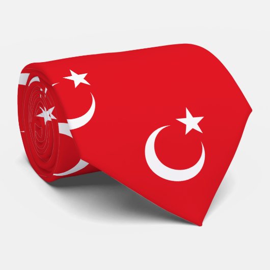 トルコの旗 ネクタイ (ロール)