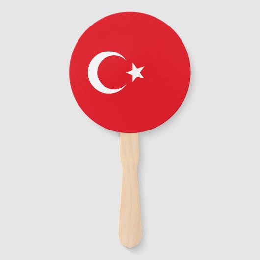 トルコの旗 ハンドファン (正面)