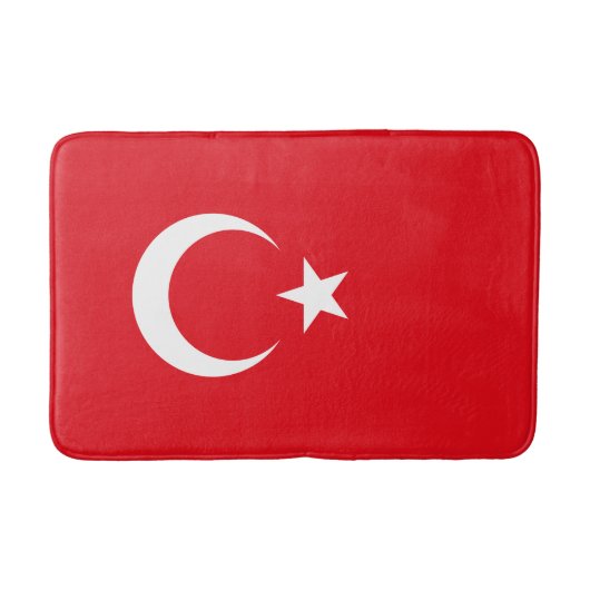トルコの旗 バスマット (正面)