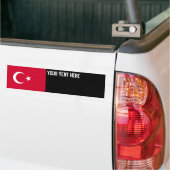 トルコの旗 バンパーステッカー (トラック上)