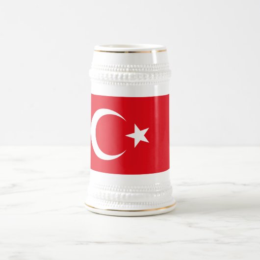 トルコの旗 ビールジョッキ (中央)