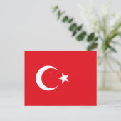 トルコの旗 ポストカード (スタンド正面)