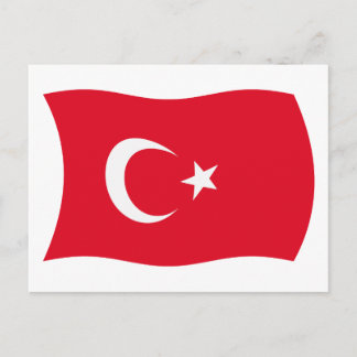 トルコの旗 ポストカード