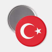 トルコの旗 マグネット (正面/裏面)