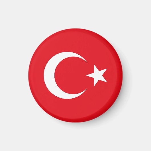 トルコの旗 マグネット (正面)