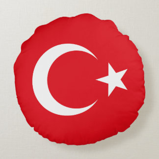 トルコの旗 ラウンドクッション