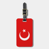 トルコの旗 ラゲッジタグ (正面縦)