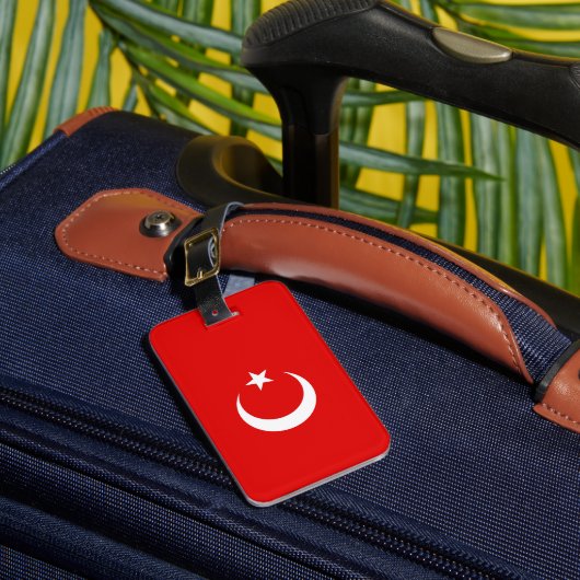 トルコの旗 ラゲッジタグ (正面インサイチュ1)