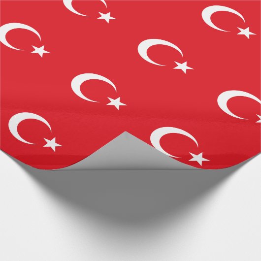 トルコの旗 ラッピングペーパー (角)