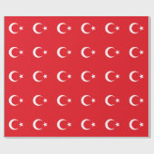 トルコの旗 ラッピングペーパー (フラット)