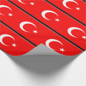トルコの旗 ラッピングペーパー (角)