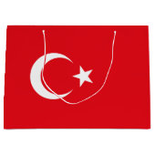 トルコの旗 ラージペーパーバッグ (正面)
