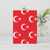 トルコの旗 招待状 (スタンド正面)