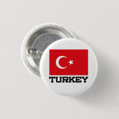 トルコの旗 缶バッジ (正面&裏面)